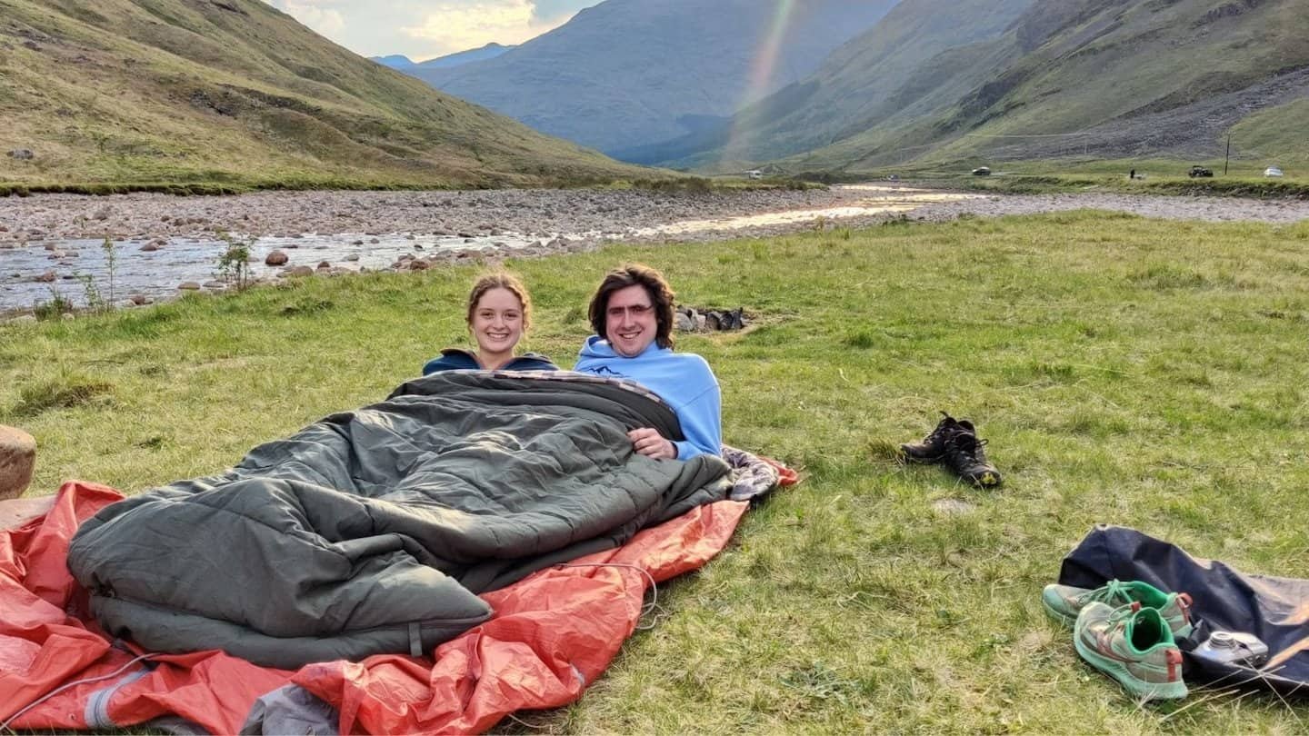 A Soft Double Sleeping Bags for Eco Friendly Comfort
