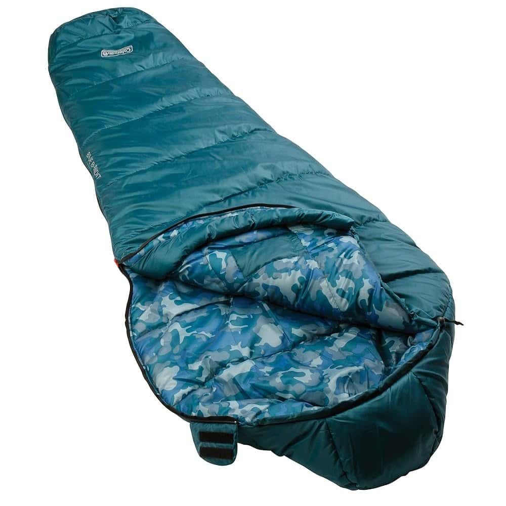 Coleman Kids Sleeping Bag 30°F Mummy Sleeping Bag for Kids