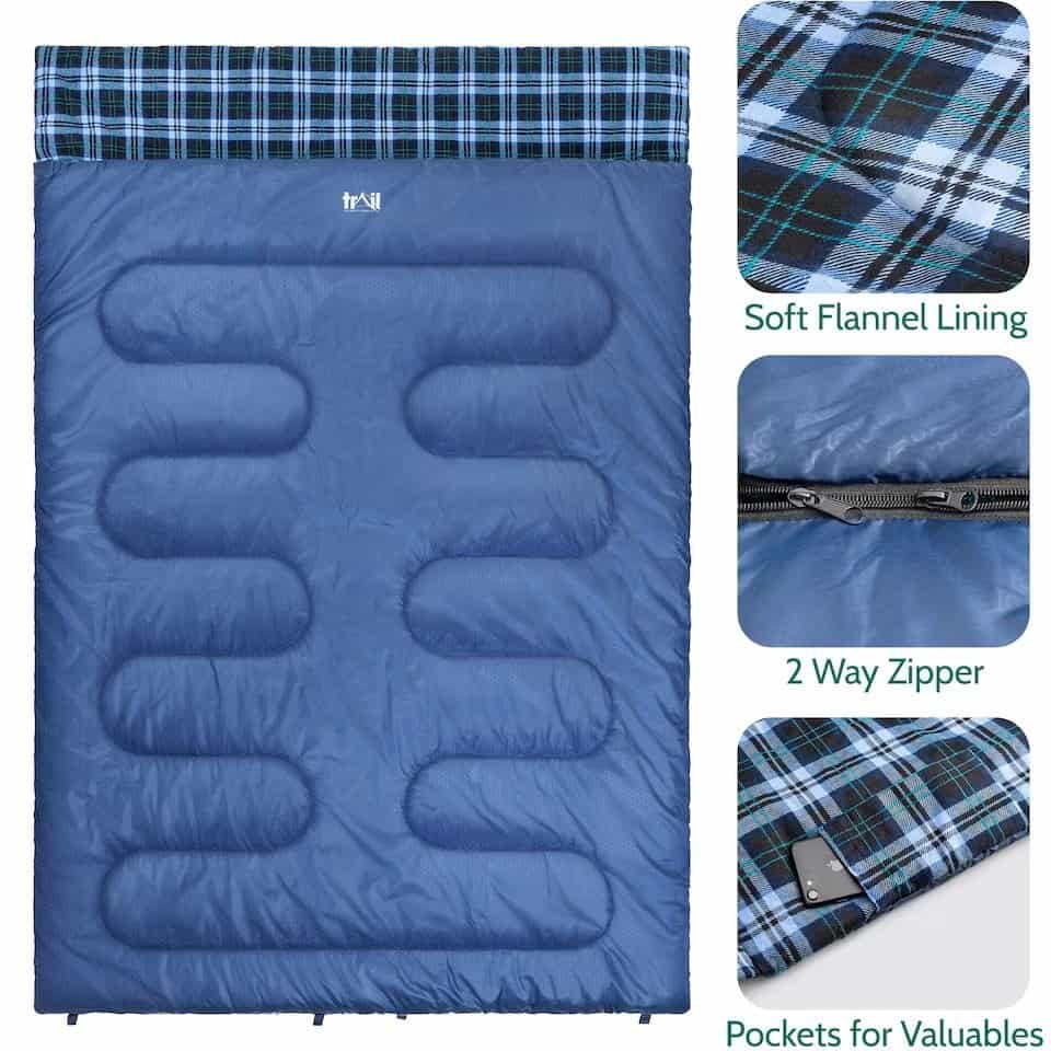 Cotton Double Sleeping Bag 300