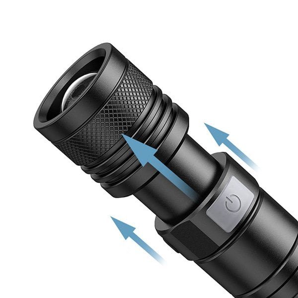 Luz de camping 73 Linterna telescópica con zoom