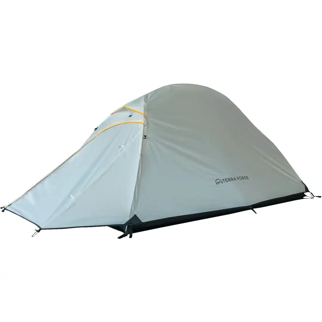 Fornecimento de Tendas Inteligentes: O Roteiro OEM para Prevenir Reclamações de Garantia 1 Tenda de mochilão cinza e leve, com design elegante e recursos compactos, ideal para acampamentos ao ar livre e trilhas.