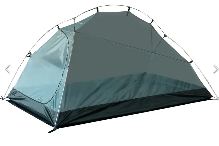 How to Stop Hunting Blind Wind Flap: Hub & Tie-Down Fixes 2 A lightweight blue camping tent with durable aluminum frame and fabric, suitable for outdoor activities and backpacking trips.