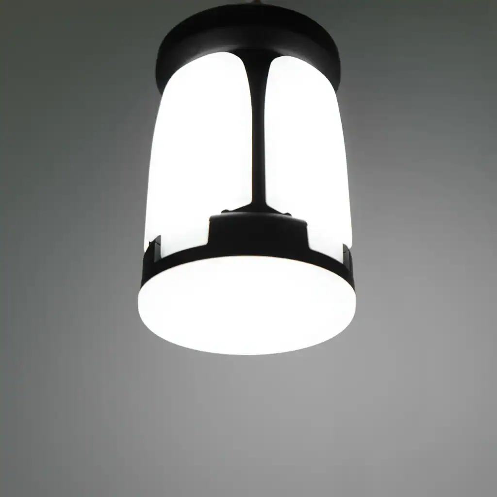 Camping Light Certifications: CE, FCC, RoHS, UL Compliance Guide 1 Modern outdoor LED lantern light fixture for garden or patio decor.